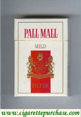 Pall Mall Mild Filter cigarettes hard box